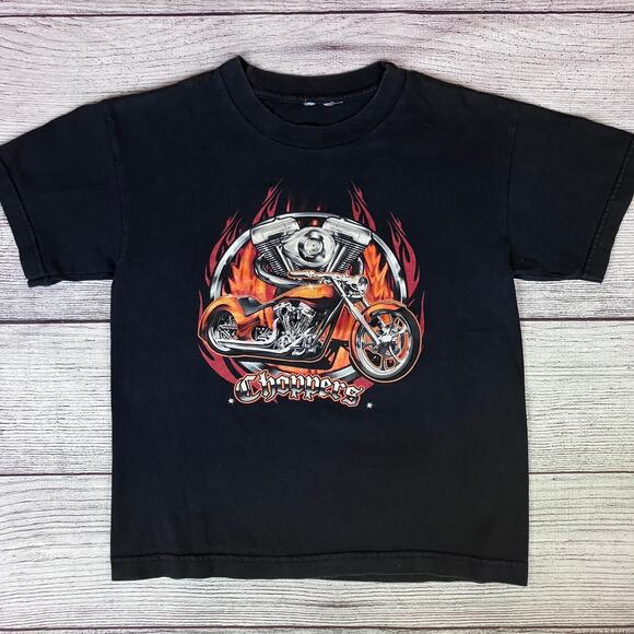 Vintage Y2k Choppers Motorcycle T-shirt - Picture 2 of 5